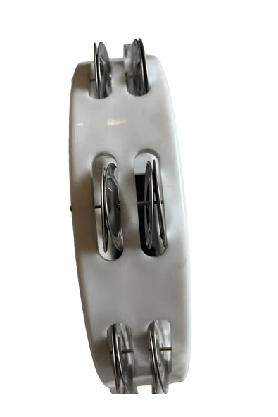 Çift Zilli Tef Beyaz 8 inç Beyaz Cut-Away Plastik - 3