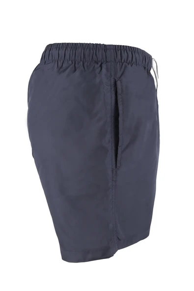 Erkek Deniz Şortu 2 Cepli Pamuklu Polyester Su Yitici Tahriş Etmeyen Astar Antrasit K236 - 2