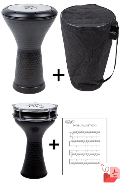 Mısır Darbuka Siyah Çekic Dövme - No5 Darbuka - Darbuka Metot Kitapçığı Pdf