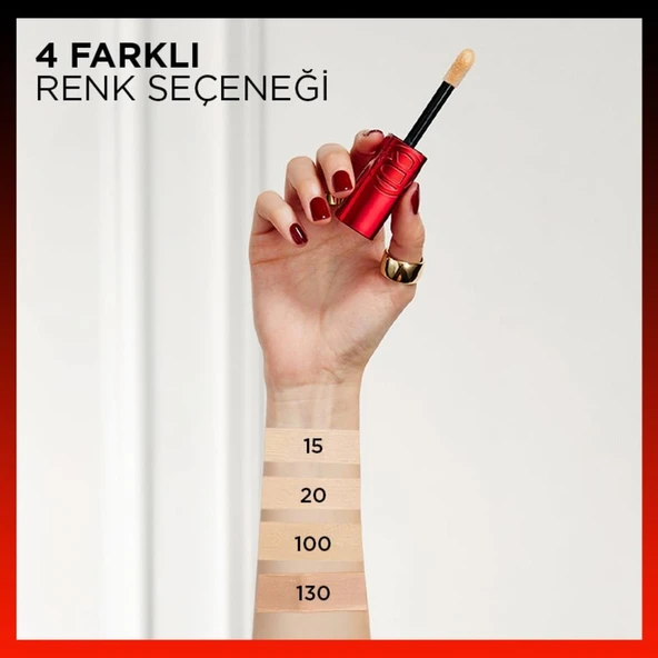 L'Oréal Paris Skin Ink Gün Boyu Kapatıcı Fondöten - Soğuk Alt Ton 130 - 6
