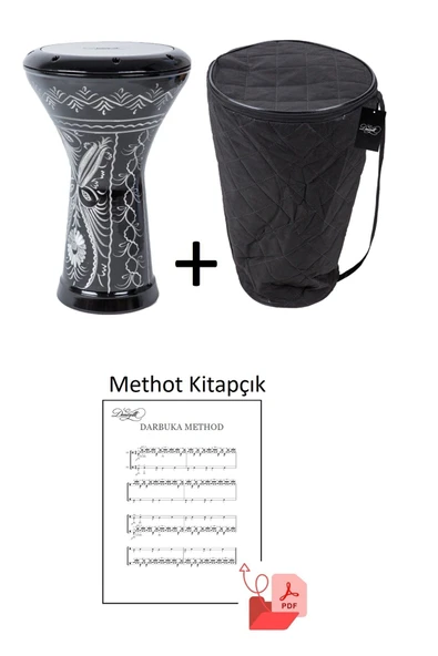 Erzincan İşlemeli Mısır Darbuka - No5 Darbuka - Darbuka Metot Kitapçığı Pdf