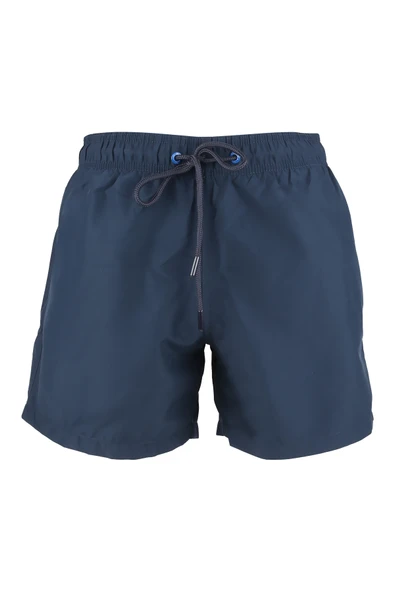 Erkek Deniz Şortu 3 Cepli Pamuklu Polyester Su Yitici Tahriş Etmeyen Astar Lacivert