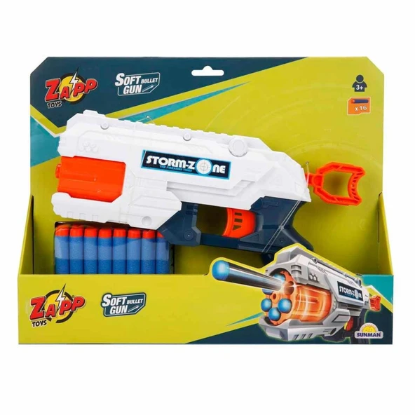 2713 Zapp 16 Mermili Sünger Dart Atan Silah - 2