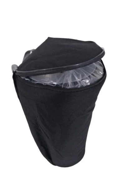 Siyah Çekiç Dövmeli Mısır Darbuka Pena Ahşap Kolye Sofej Desen - 2