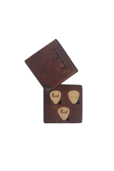 Kişiye Isime Özel Ahşap Pena Kutusu 3 Pena Hediye - Müzik Severlere Unutulmayacak Hatıra ürün görseli