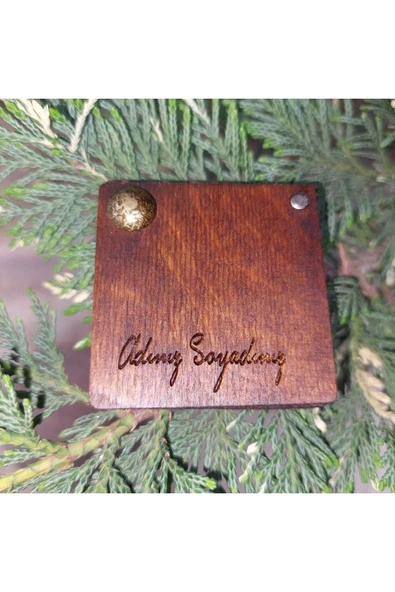 Kişiye Isime Özel Ahşap Pena Kutusu 1 Pena Hediye - Müzik Severlere Unutulmayacak Hatıra - Resim 5