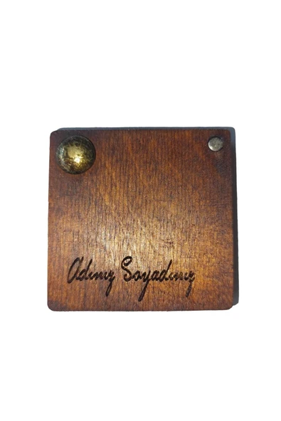 Kişiye Isime Özel Ahşap Pena Kutusu 1 Pena Hediye - Müzik Severlere Unutulmayacak Hatıra - Resim 6