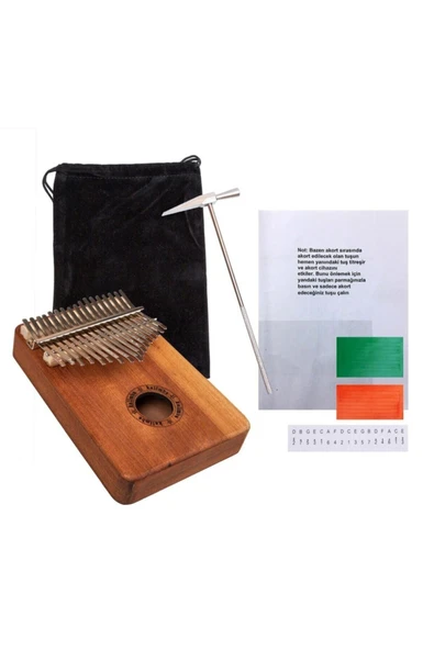 Kişiye Özel Kalimba 17 Tuş Full Set Hediye Paketi - 4