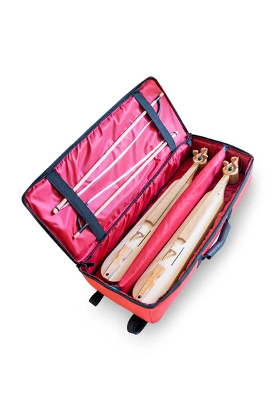 Profesyonel Gigbag Çiftli Kemençe Kılıfı - Kırmızı Renk - Su Geçirmez - Resim 2