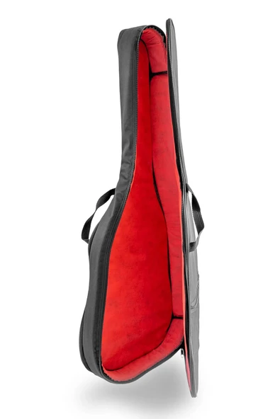 Profesyonel Su Geçirmez, 20 Mm Pedli Soft Case Akustik Gitar Kılıfı - Ahşap Pena Kolye Hediye - 2