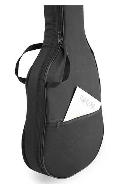 Su Geçirmez 20 Mm Polietilen Destekli Soft Case Klasik Gitar Kılıfı Çantası Ahşap Pena Hediye - Resim 4