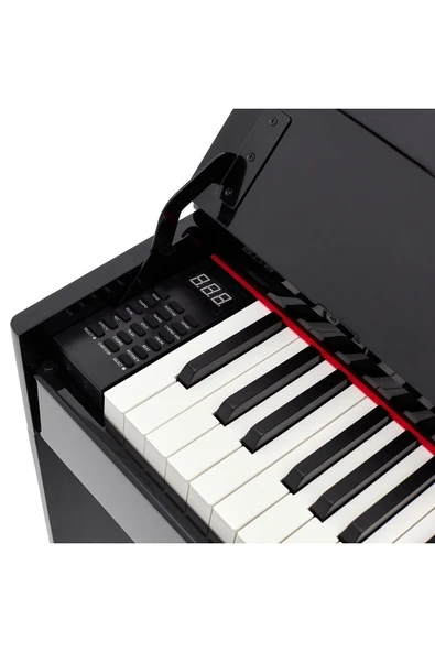 Slp-245 Siyah Ve Beyaz 2 Renk Dijital Konsol Piyano, Bluetooth, Tuş Hassasiyeti, 88 Tuşlu Ve Tabure - 5