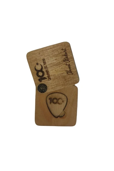 Natural Ahsap Pena Kutusu 1 Pena Hediye 100 Yıl Hatırası Kişiye Özel Isim Yazma Özel Paketleme ürün görseli