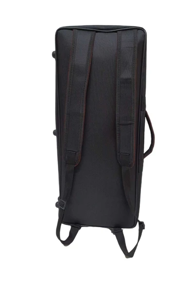 Profesyonel EVALI KUMAŞ Gigbag Çiftli Kemençe Kılıfı - Siyah Renk - Su Geçirmez - Resim 4