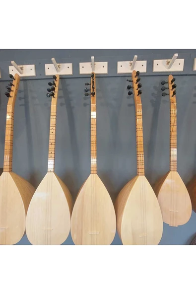 5 Adet Ahşap Bağlama Saz Cümbüş Tambur Ud Kemençe Için Duvar Ip Askısı Standı Montaj Seti Dahil ürün görseli