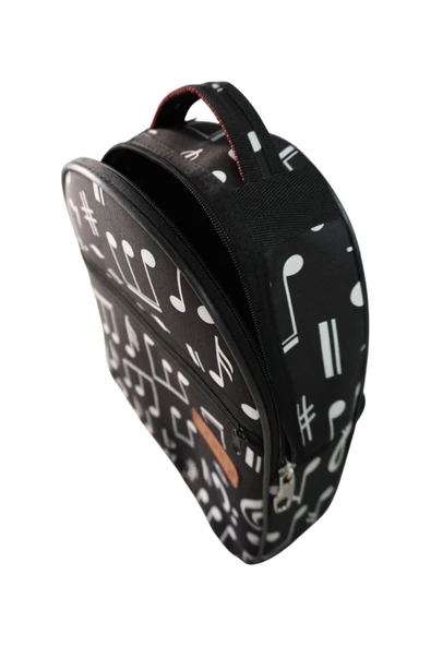 özel üretim NOTA DESENLİ aksesuar ve repertuar çantası - Resim 3