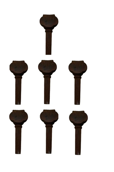 Bağlama Saz Ahşap Burgusu Takımı (CEVİZ RENGİ) ürün görseli