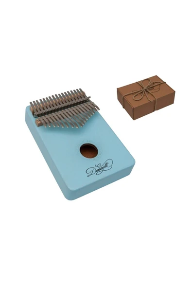 Kalimba Full Set Hediye PaketiStant-parmak Koruyucu Bebek Mavisi