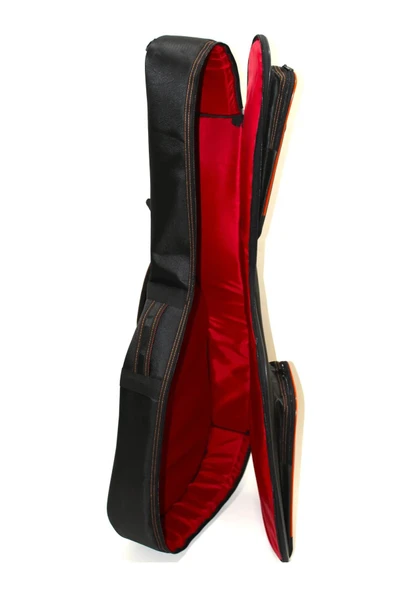 Ultra Koruma Pedli Martinez Mc-48 Klasik Gitar Kılıfı Taşıma Çantası Gigbag Soft Case - Tam Boy - 6