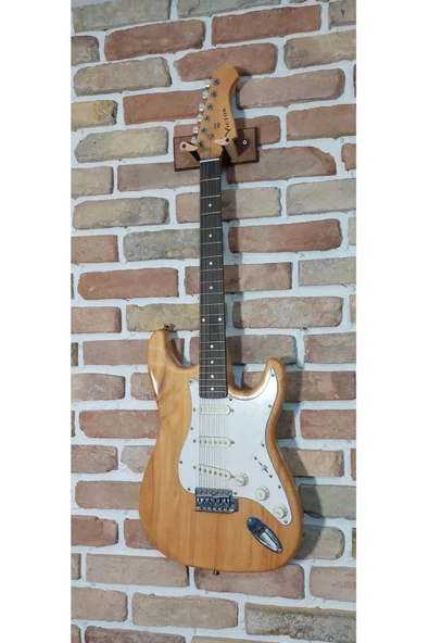 Klasik Akustik Elektro Gitar Duvar Askı Standı Aparatı Askısı - Dekoratif Ahsap Tasarım - 3