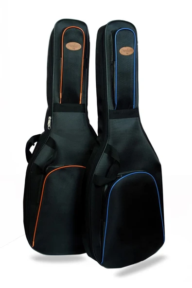 Ultra Koruma Pedli Martinez Mc-48 Klasik Gitar Kılıfı Taşıma Çantası Gigbag Soft Case - Tam Boy - 5