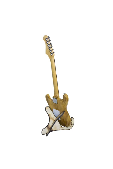 Gitaristlerin Tercihi - Klasik - Akustik - Elektro Electric Uyumlu Ahşap Gitar Standı - 4