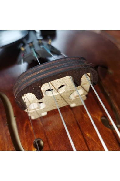 Keman Susturucu Full Ahşap - 6