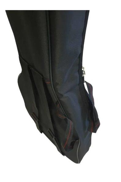 Akustik Gitar Kılıfı  Profesyonel  10 Mm Pedli Soft Case -  Ahşap Pena  - Duvar Askı Standı Hediye - Resim 3