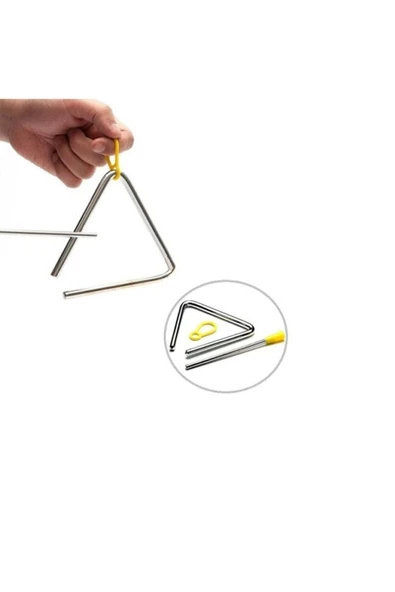 Perkusyon Ritim Ucgen Zil 17 Cm - 3