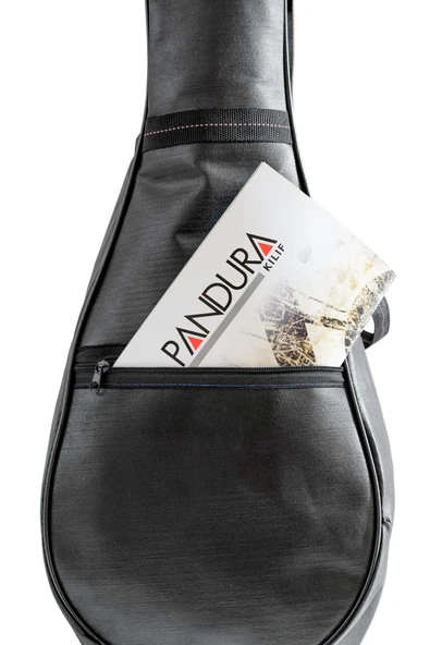 Uzun Sap Baglama Saz Kılıfı Taşıma Cantasi - Duvar Askı Standı ve Tel  Takımı Hediye - Resim 5