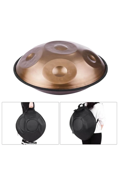 Profesyonel Hang Drum Handpan Space Drum Steel 9 Tonlu 22 Inç Taşıma Çantası - 4