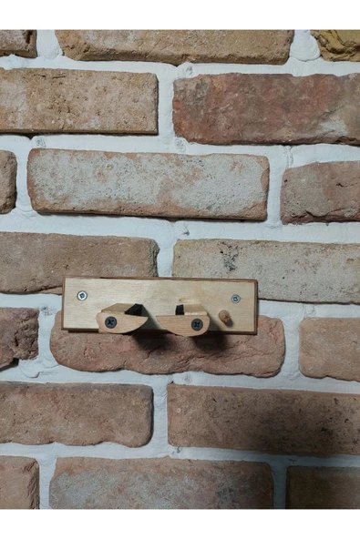 Dekoratif Keman Duvar Askısı Standı Aparatı Ahşap Natural Tasarım - 4