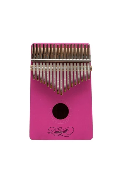Kalimba Full Set - Hediye Paketi- Stant-parmak Koruyucu Pembe - 3