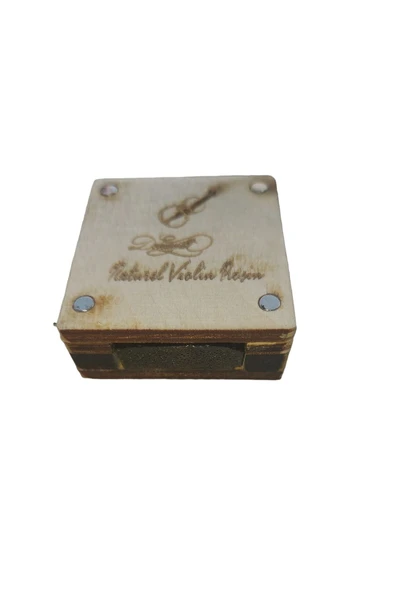 Keman Viola Naturel Doğal Reçine Rosin Mıknatıslı Ahşap Kutu Donizetti - 2