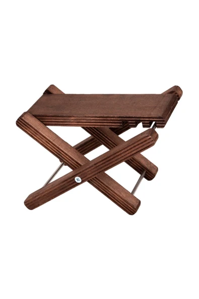 Gitar - Ud - Saz - Mandolin Için Ahşap Ayak Standı - Ceviz - Müzisyenlerin Tercihi - Resim 2