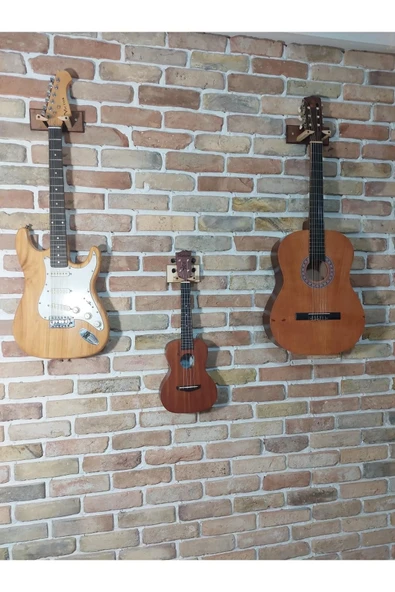 Akustik Gitar Kılıfı  Tüm Standart - Ahsap Pena - Duvar Askı Standı - Hediye - Resim 7