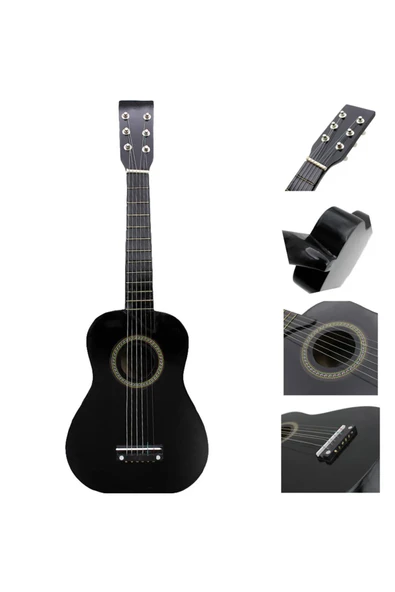 Çocuk Gitarı 23" Bk Renk Siyah - 5