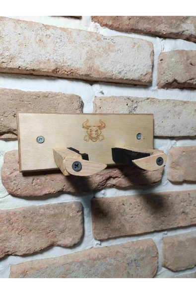 Ukulele Için Şık Dekoratif Ahşap Duvar Askı Standı Pena Hediye - 3