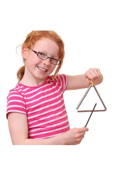 Perkusyon Ritim Ucgen Zil 17 Cm