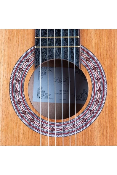 Klasik Gitar Dnz375 - 1 Takım Tel - Pena - Kılıf Hediyeli - 8