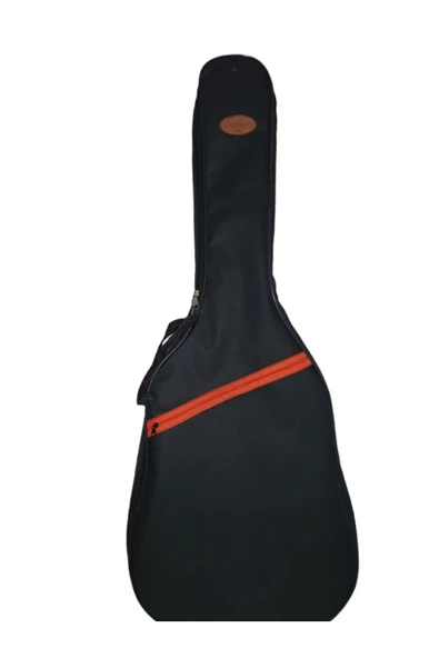 Akustik Gitar Kılıfı  Profesyonel  10 Mm Pedli Soft Case -  Ahşap Pena  - Duvar Askı Standı Hediye - Resim 2