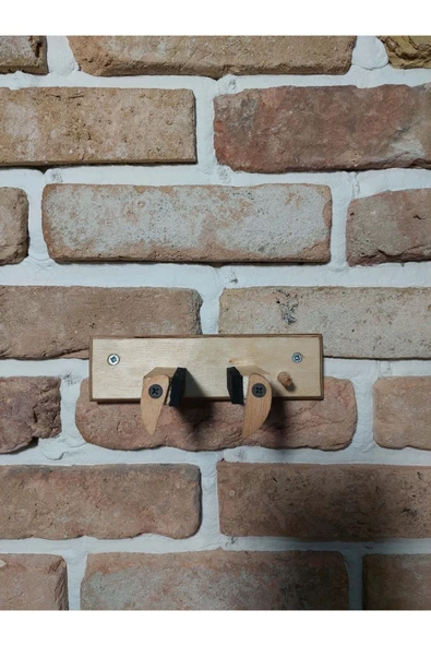 Dekoratif Keman Duvar Askısı Standı Aparatı Ahşap Natural Tasarım - 5