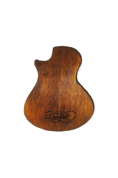 Kişiye Özel Isim Yazılabilir Ahşap Gitar Pena Kutusu - Gitaristler Icin Özel Tasarım - Resim 3