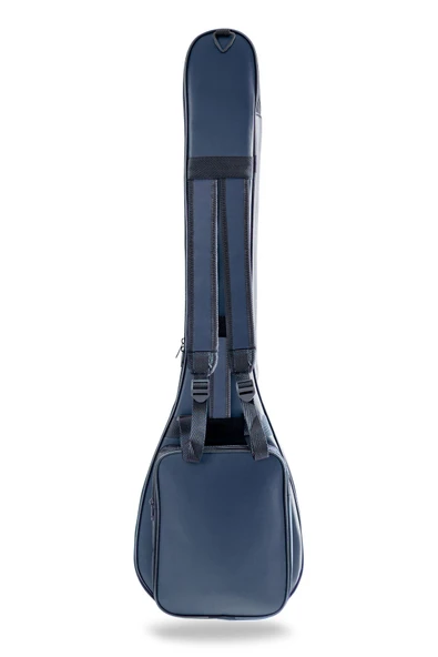 Gigbag Premium Kalite Kısa Bağlama Kılıfı - Profesyonel Saz Taşıma Çantası Lacivert - Resim 2