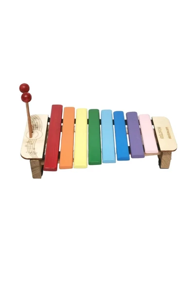 DSR8 Soprano Renkli Ksilofon – Renkli ve Eğitici Müzikal Deneyim - Kselofon - Xylophone - 4