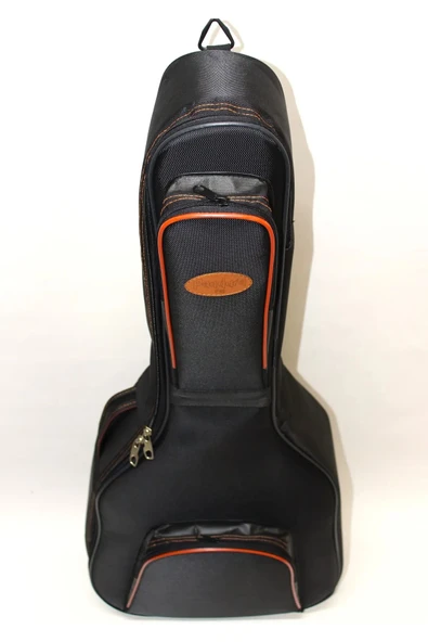 Ultra Koruma Pedli Martinez Mc-48 Klasik Gitar Kılıfı Taşıma Çantası Gigbag Soft Case - Tam Boy - 4