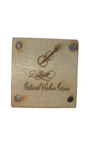 Keman Viola Naturel Doğal Reçine Rosin Mıknatıslı Ahşap Kutu Donizetti - 3