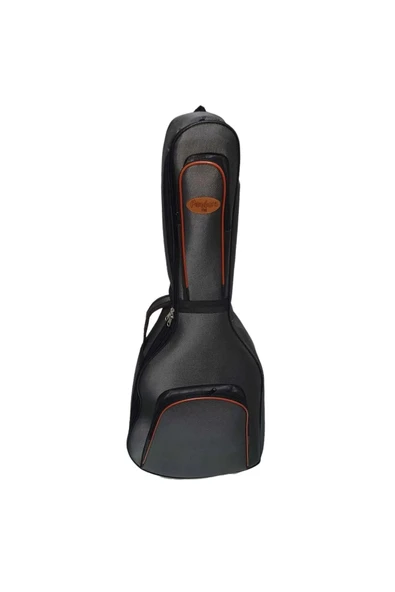 Gri Renk -su Geçirmez Profesyonel Ultra Soft Klasik Gitar Kılıfı Ahşap Gitar Penası Hediye - Resim 7