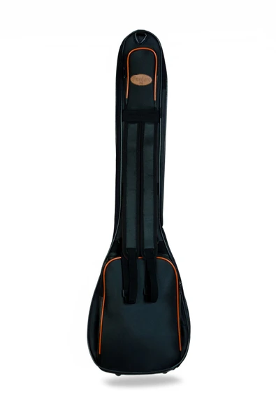 Profesyonel Bağlama Saz Kılıfı Su Geçirmez 20 Mm Pedli Gigbag Kısa Sap Softcase - 1 Takım Tel Hediye - Resim 3