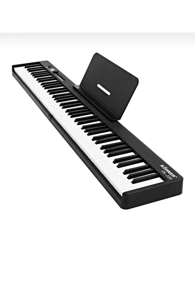 Piyano Köhner FX-220 Katlanır Taşınabilir 88 tuş hassasiyetli piyano +taşıma kılıfı - 5